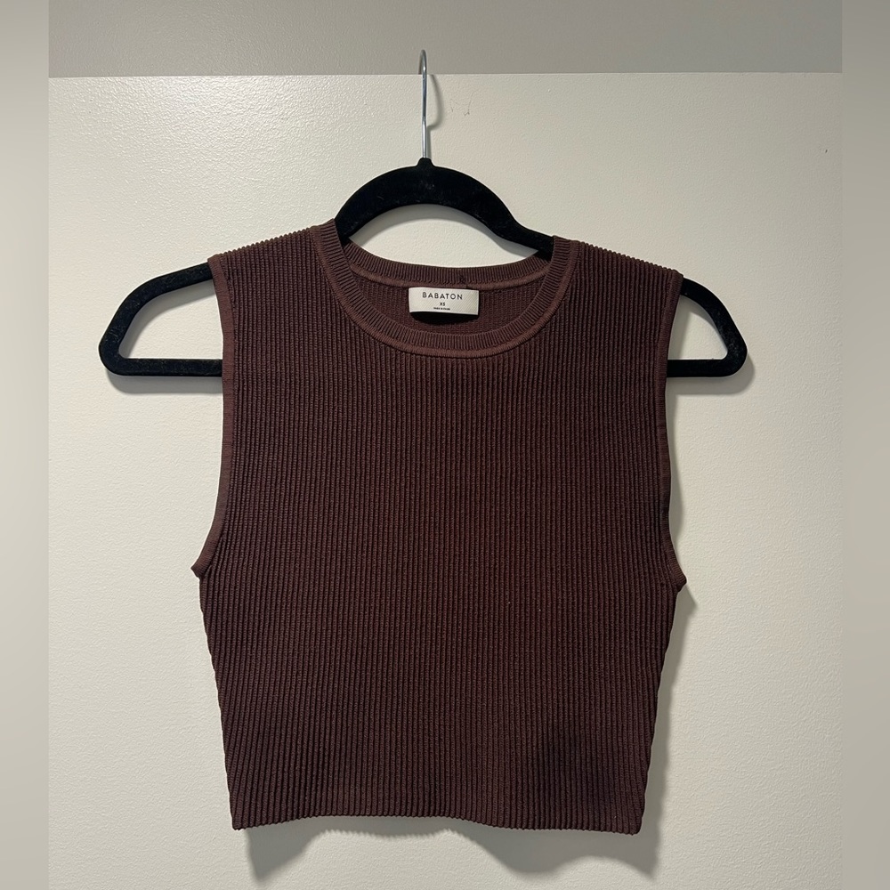 Aritzia Babaton Sculpt Knit Muscle Tank